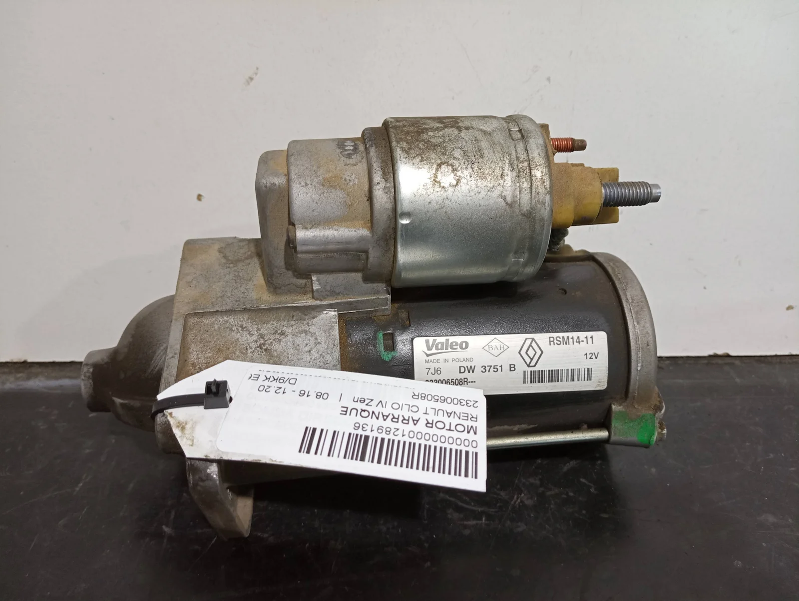 Foto de MOTOR ARRANQUE RENAULT CLIO IV referencia 233006508R