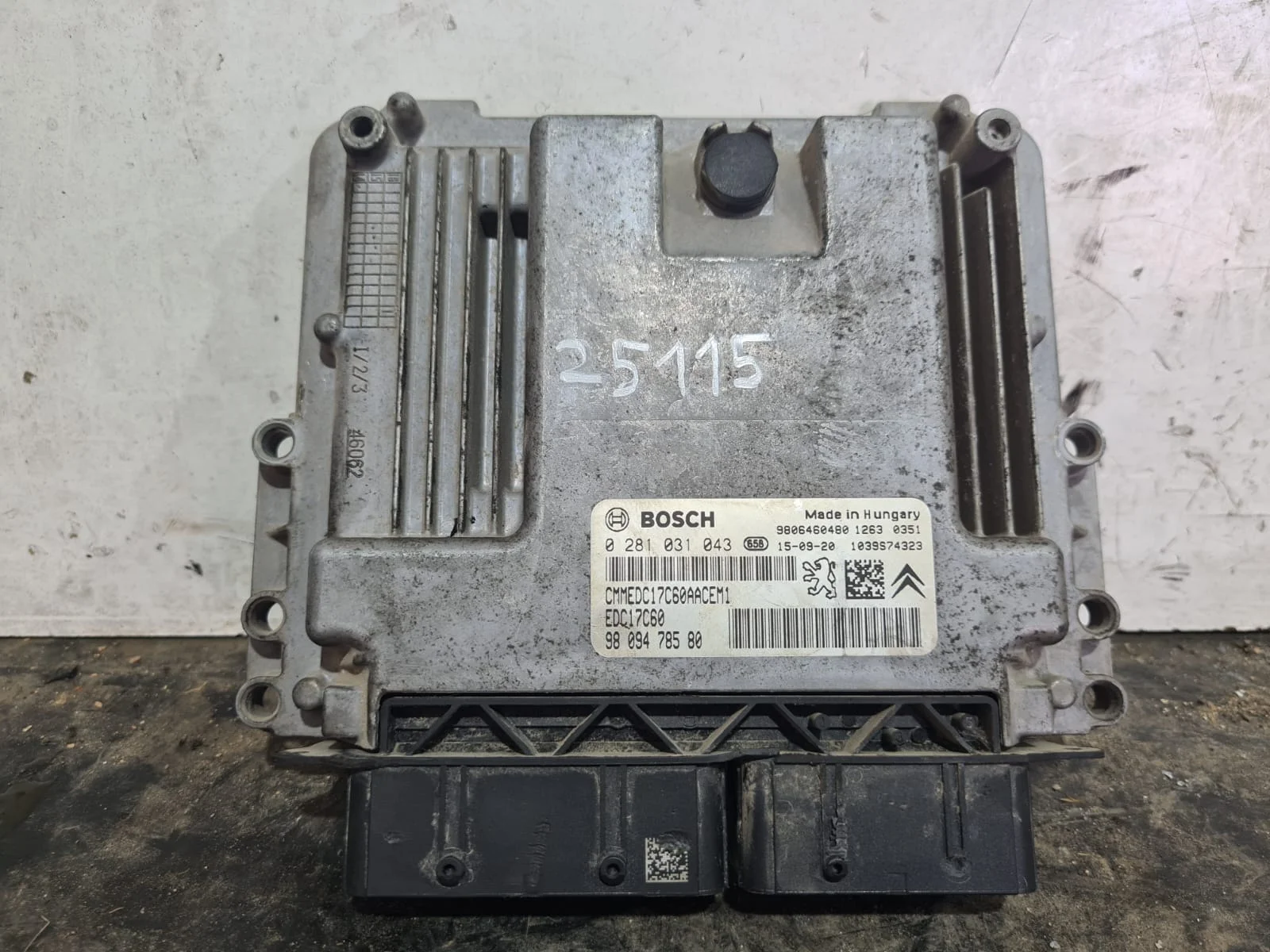 Foto de CENTRALITA MOTOR UCE PEUGEOT 208 referencia 9809478580