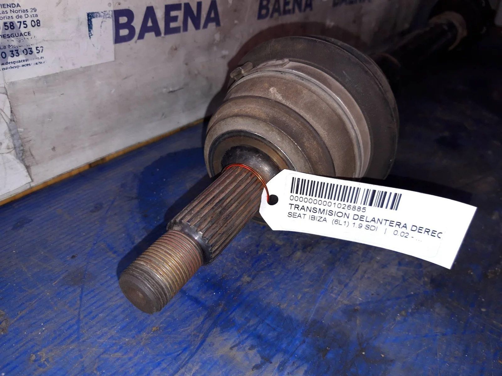 Foto de TRANSMISION DELANTERA DERECHA SIN MARCA SIN MODELO