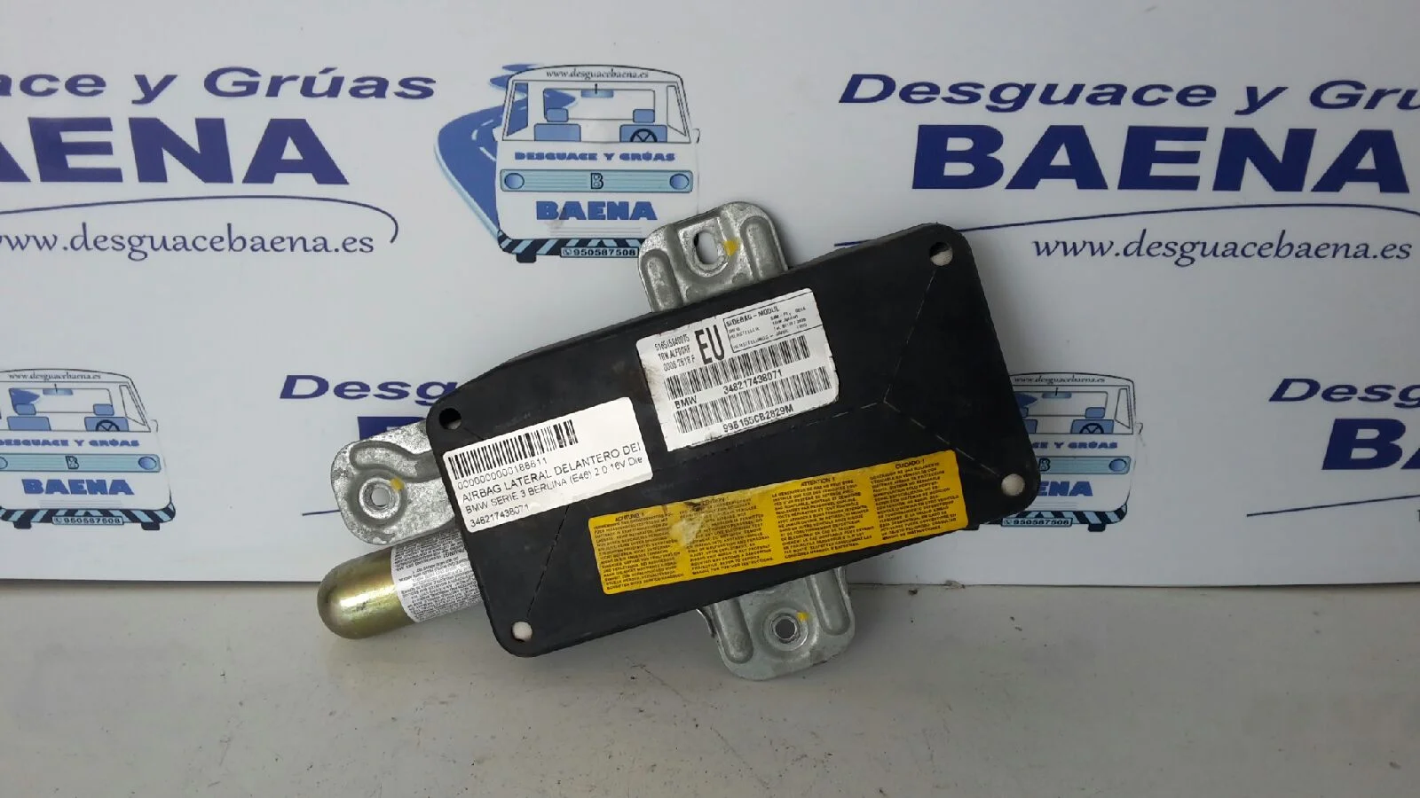 Foto de AIRBAG LATERAL DELANTERO DERECHO BMW SERIE 3 BERLINA (E46) referencia 348217438071
