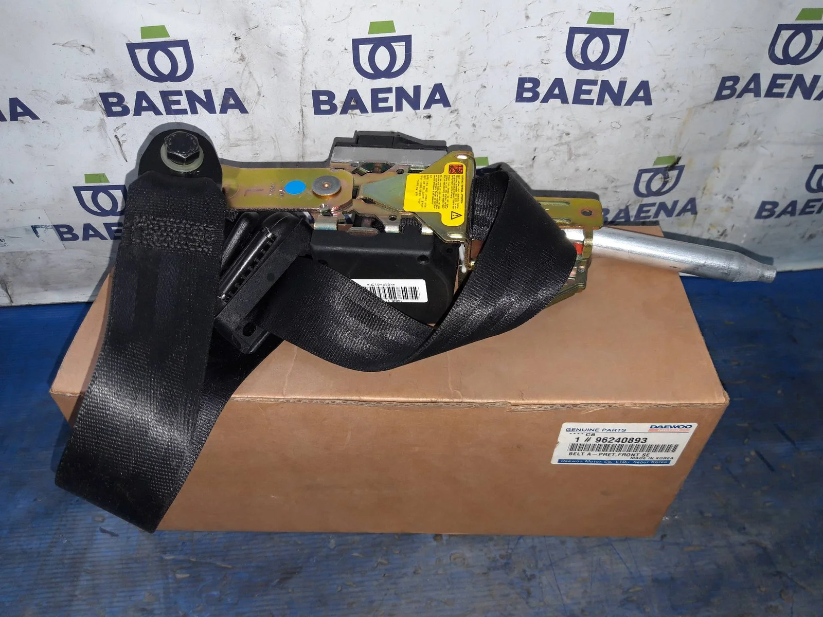 Foto de CINTURON SEGURIDAD DELANTERO IZQUIERDO SIN MARCA SIN MODELO referencia 96240893