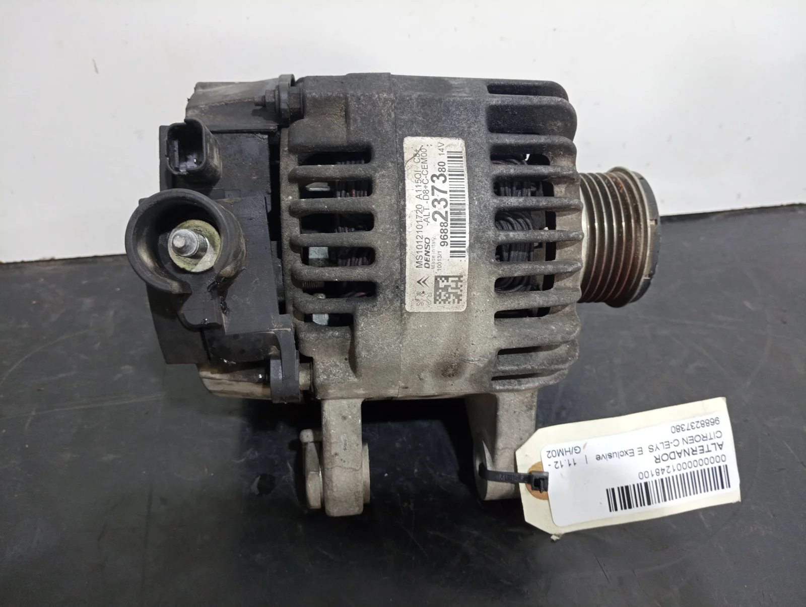Foto de ALTERNADOR CITROEN C-ELYSÉE referencia 9688237380