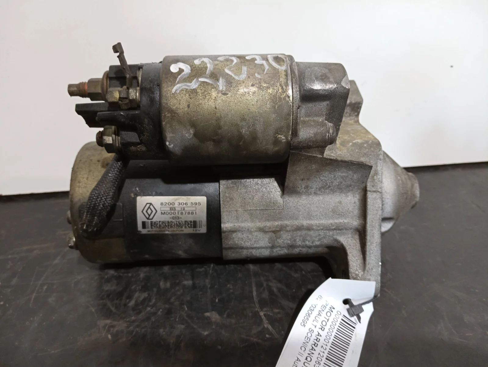 Foto de MOTOR ARRANQUE RENAULT SCENIC II (JM) referencia 8200306595