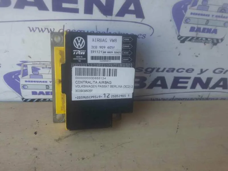 Foto de CENTRALITA AIRBAG VOLKSWAGEN PASSAT BERLINA (3C2) referencia 3C0909605F