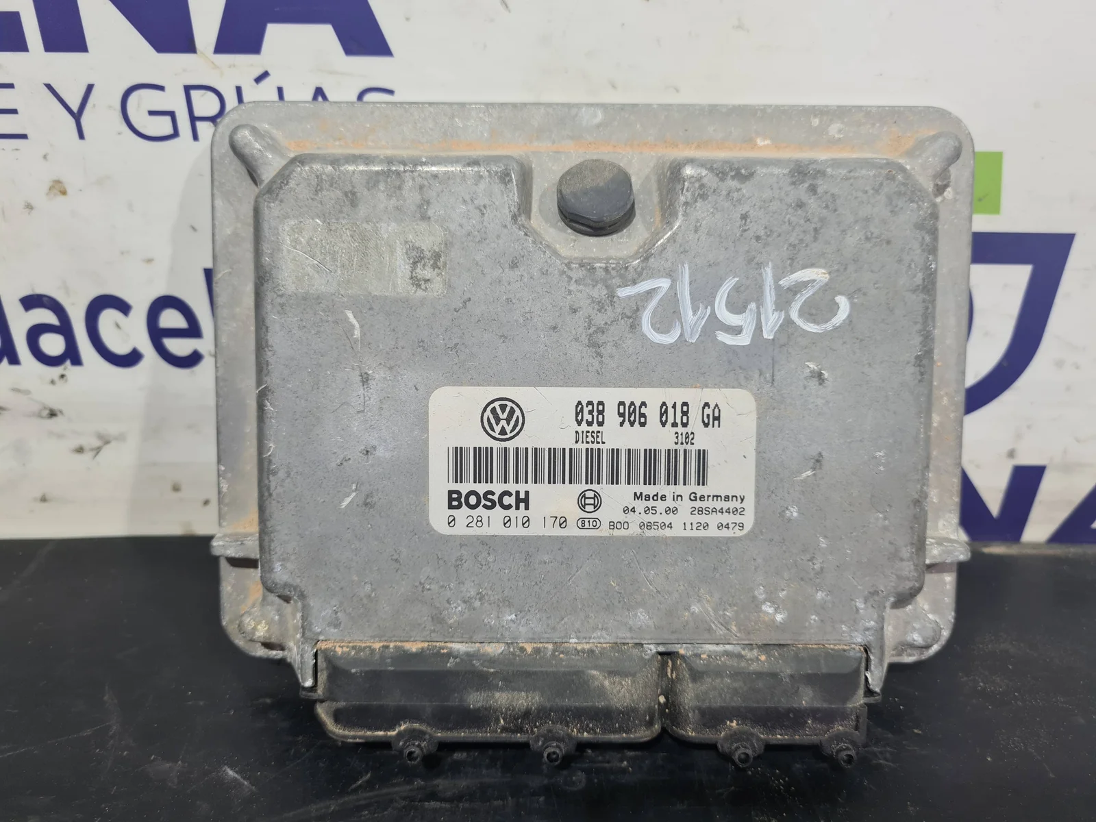 Foto de CENTRALITA MOTOR UCE VOLKSWAGEN PASSAT BERLINA (3B2) referencia 0281010170