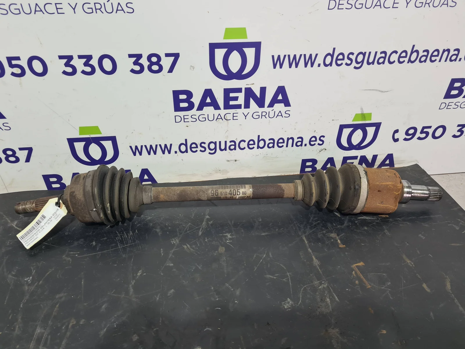 Foto de TRANSMISION DELANTERA IZQUIERDA PEUGEOT 207 referencia 9651040580