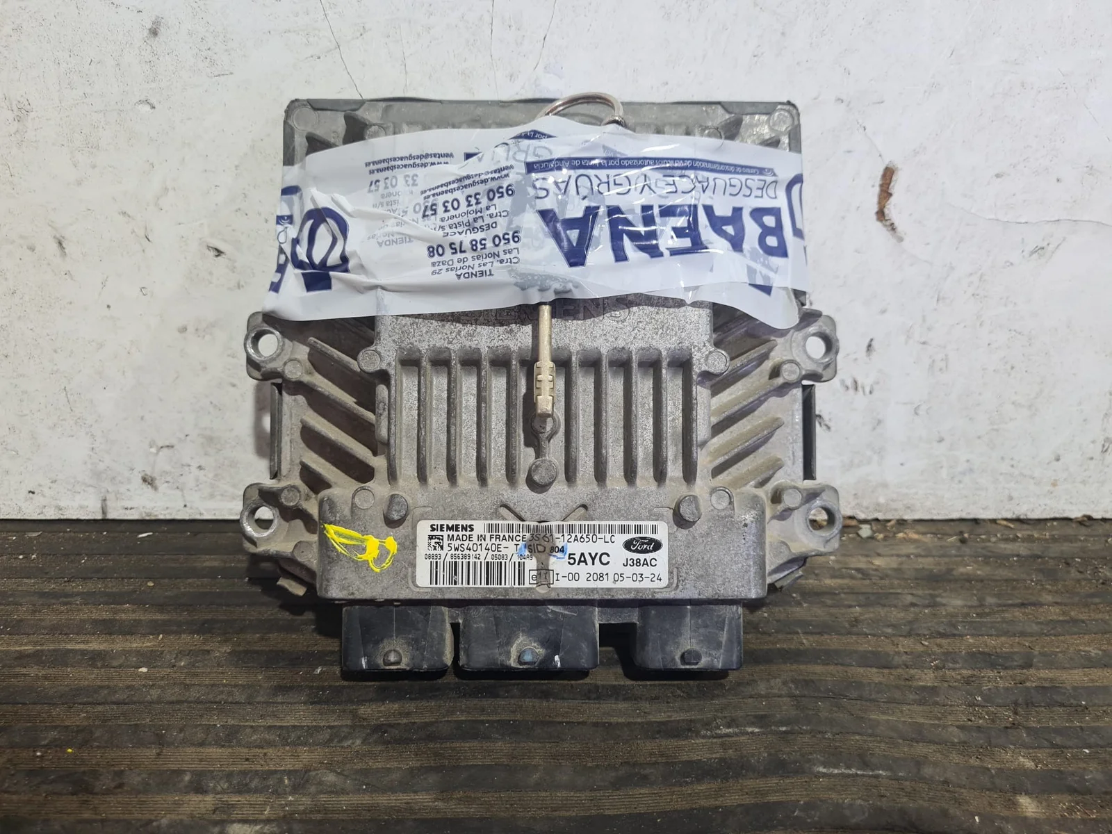 Foto de CENTRALITA MOTOR UCE FORD FIESTA (CBK) referencia 3S6112A650LC