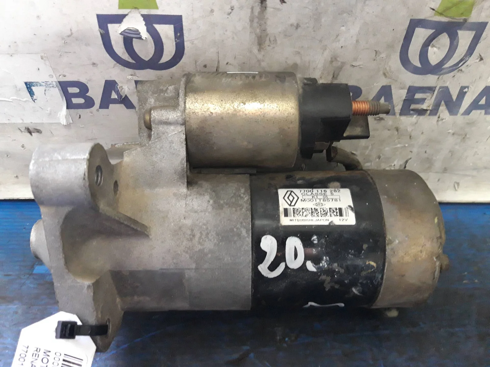 Foto de MOTOR ARRANQUE RENAULT MEGANE I CLASSIC (LA0) referencia 7700116282