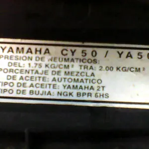 Foto de Asiento Yamaha axis cosmos 50 referencia 446-23-46643 foto 5