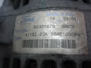 Foto de ALTERNADOR FORD FOCUS FAMILIAR (CAK) 1.6 16V CAT (101 CV / 74 KW) referencia 63321679 foto 2