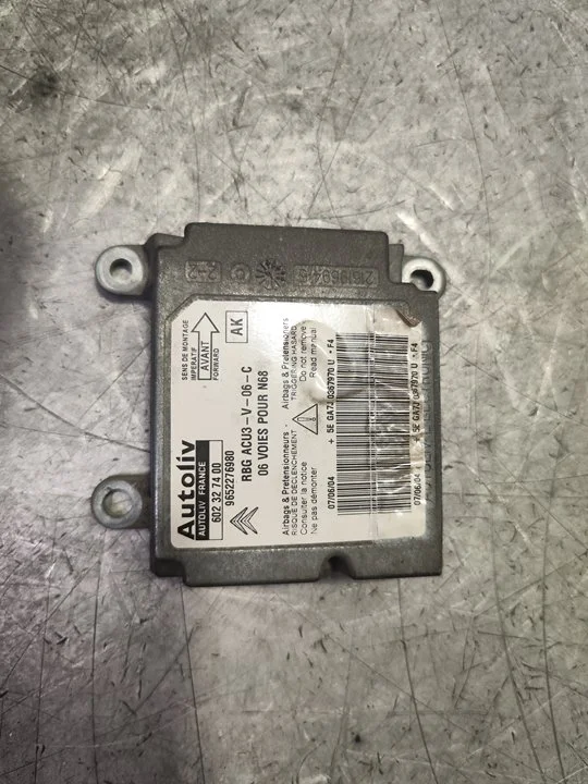 Foto de CENTRALITA AIRBAG CITROEN XSARA PICASSO 1.6 HDi CAT (9HY / DV6TED4) (109 CV / 80 KW) referencia 9652276980