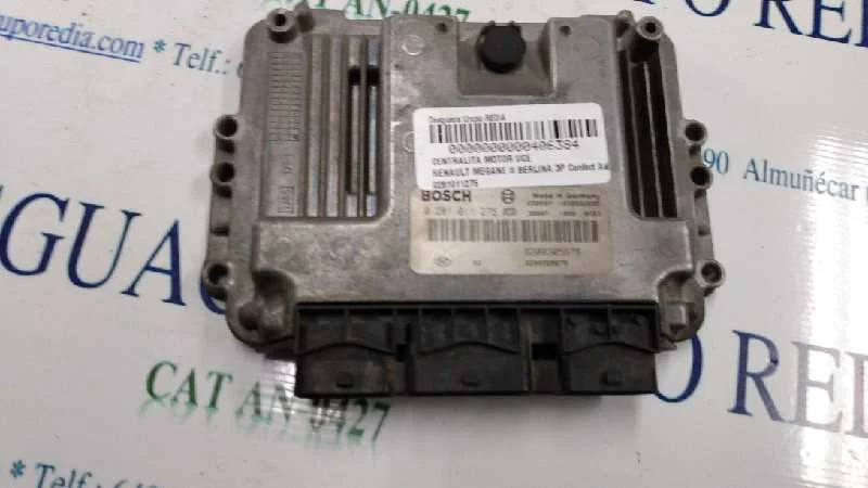Foto de CENTRALITA MOTOR UCE RENAULT MEGANE II BERLINA 3P 1.9 dCi Diesel (120 CV / 88 KW) referencia 0281011275