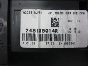 Foto de CUADRO INSTRUMENTOS RENAULT LAGUNA III BERLINA 2.0 dCi Diesel CAT (131 CV / 96 KW) referencia AC2C53215294 foto 7