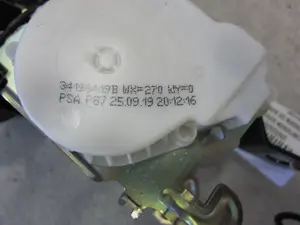 Foto de CINTURON SEGURIDAD TRASERO CENTRAL CITROEN C5 AIRCROSS 1.2 12V e-THP / PureTech (131 CV / 96 KW) referencia 34198419B foto 5