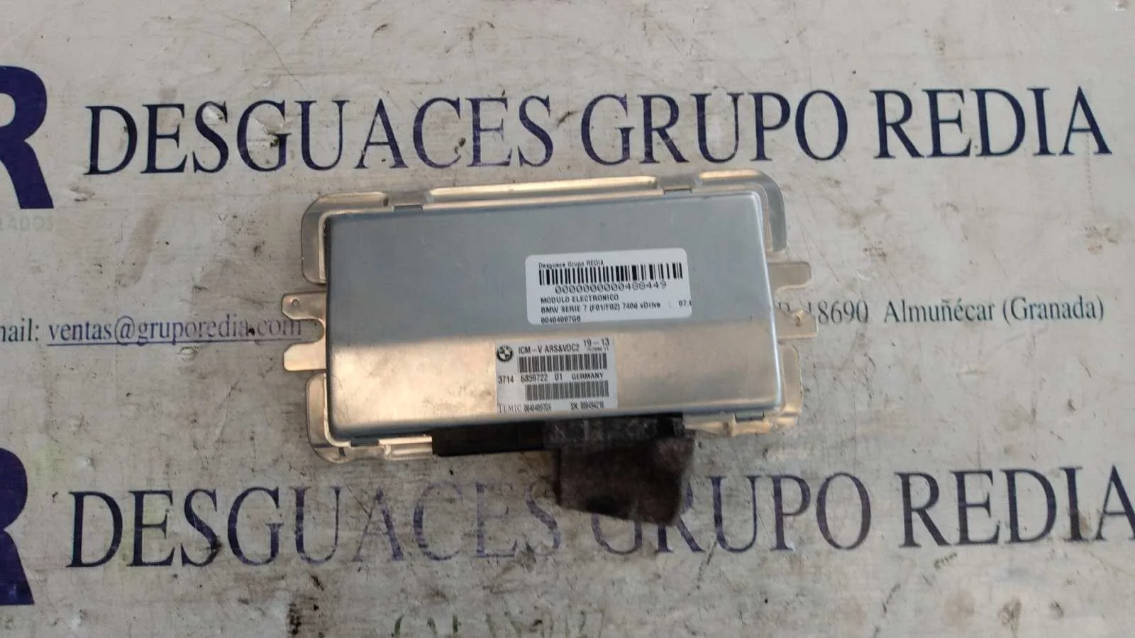 Foto de MODULO ELECTRONICO BMW SERIE 7 (F01/F02) 3.0 Turbodiesel (313 CV / 230 KW) referencia 00404097G6