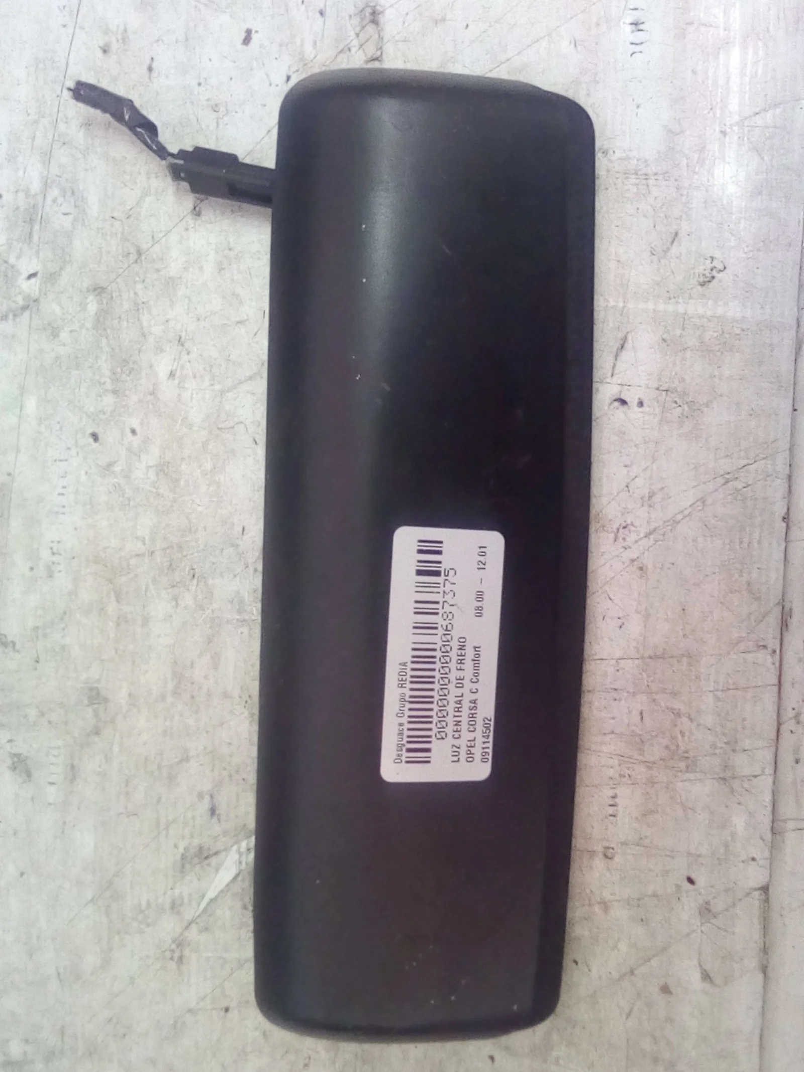 Foto de LUZ CENTRAL DE FRENO OPEL CORSA C 1.7 16V DI CAT (Y 17 DTL / LK8) (65 CV / 48 KW) referencia 09114502
