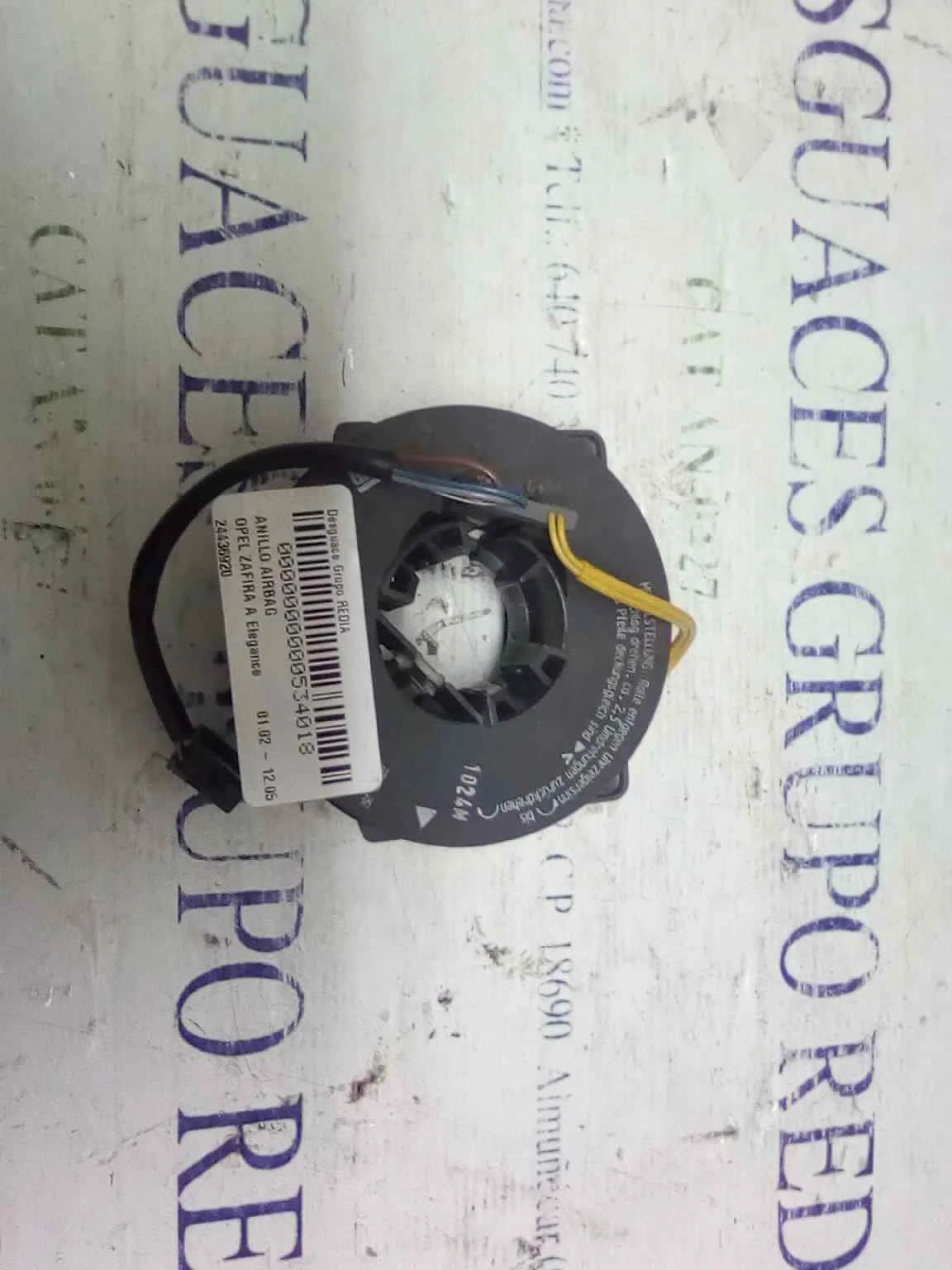 Foto de ANILLO AIRBAG OPEL ZAFIRA A referencia 24436920