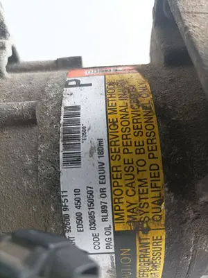 Foto de COMPRESOR AIRE ACONDICIONADO NISSAN ALMERA (N16/E) referencia 926009F511 foto 3