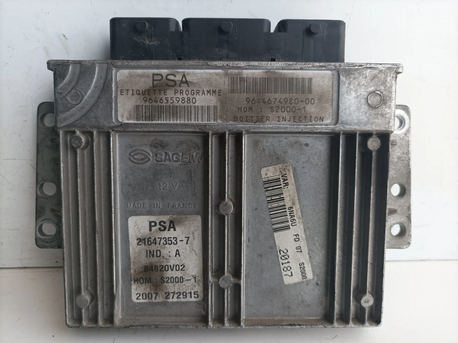 Foto de CENTRALITA MOTOR UCE CITROEN XSARA PICASSO referencia 964467498000