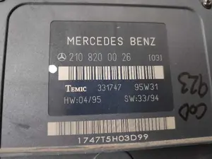 Foto de MODULO ELECTRONICO MERCEDES-BENZ CLASE E (BM 210) BERLINA 3.0 Diesel CAT (136 CV / 100 KW) referencia 2108200026 foto 1