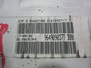 Foto de PANTALLA MULTIFUNCION PEUGEOT 307 BREAK / SW (S1)(04.2002) 2.0 HDi CAT (90 CV / 66 KW) referencia 9649090377 foto 4