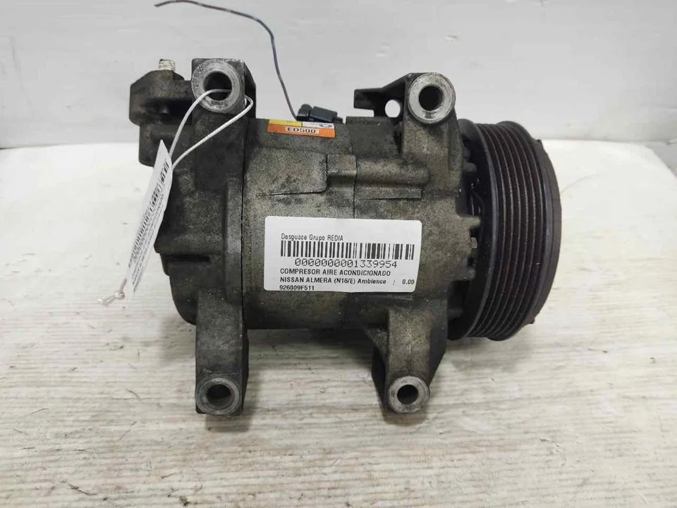 Foto de COMPRESOR AIRE ACONDICIONADO NISSAN ALMERA (N16/E) referencia 926009F511