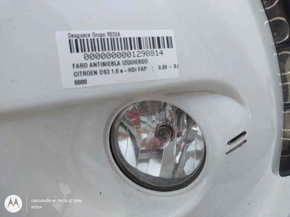 Foto de FARO ANTINIEBLA IZQUIERDO CITROEN DS3 1.6 e-HDi FAP (92 CV / 68 KW)
