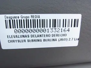 Foto de ELEVALUNAS DELANTERO DERECHO CHRYSLER SEBRING JR 41 BERLINA 2.7 CAT (203 CV / 149 KW) foto 2
