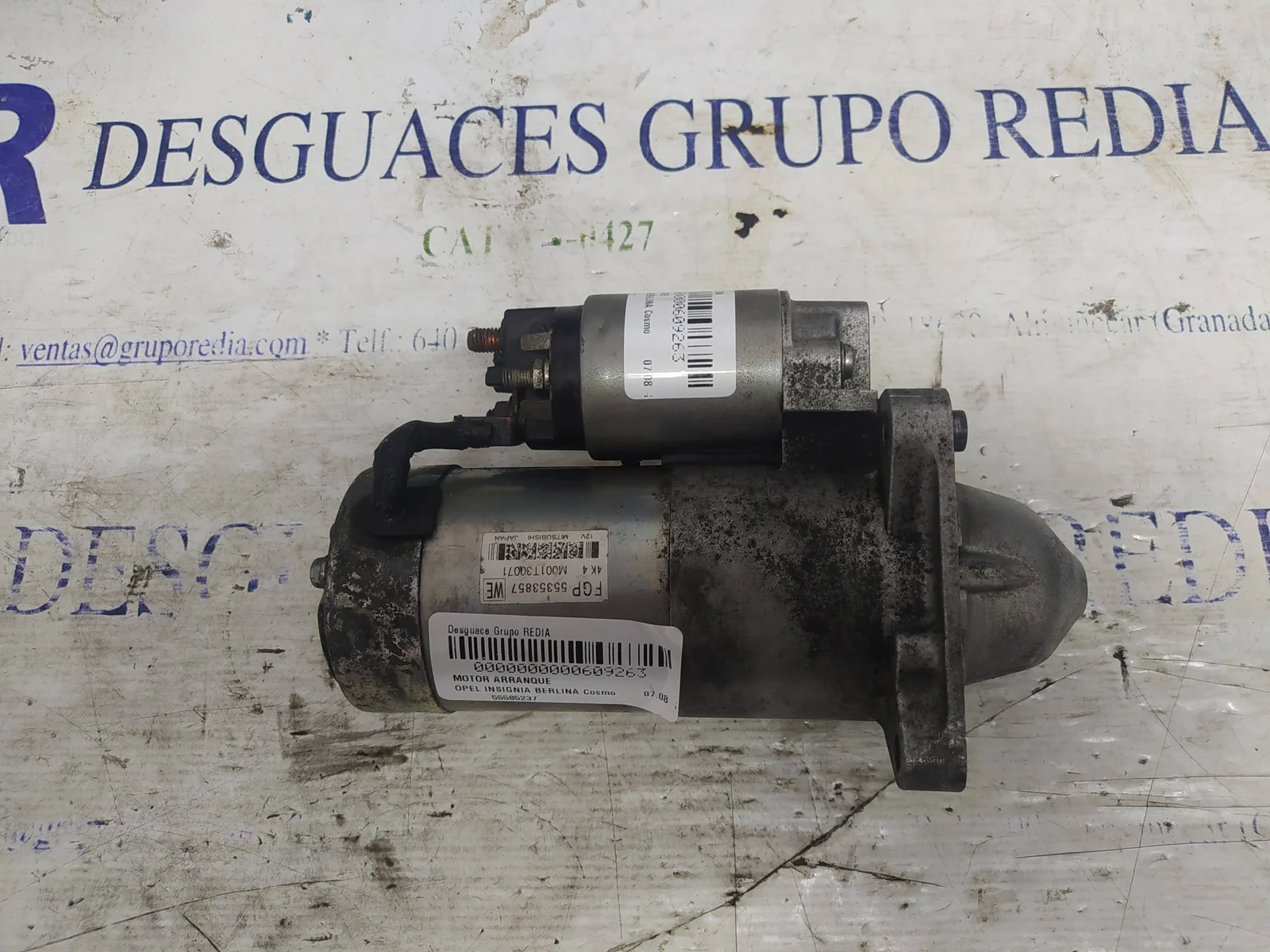 Foto de MOTOR ARRANQUE OPEL INSIGNIA BERLINA referencia 55585237
