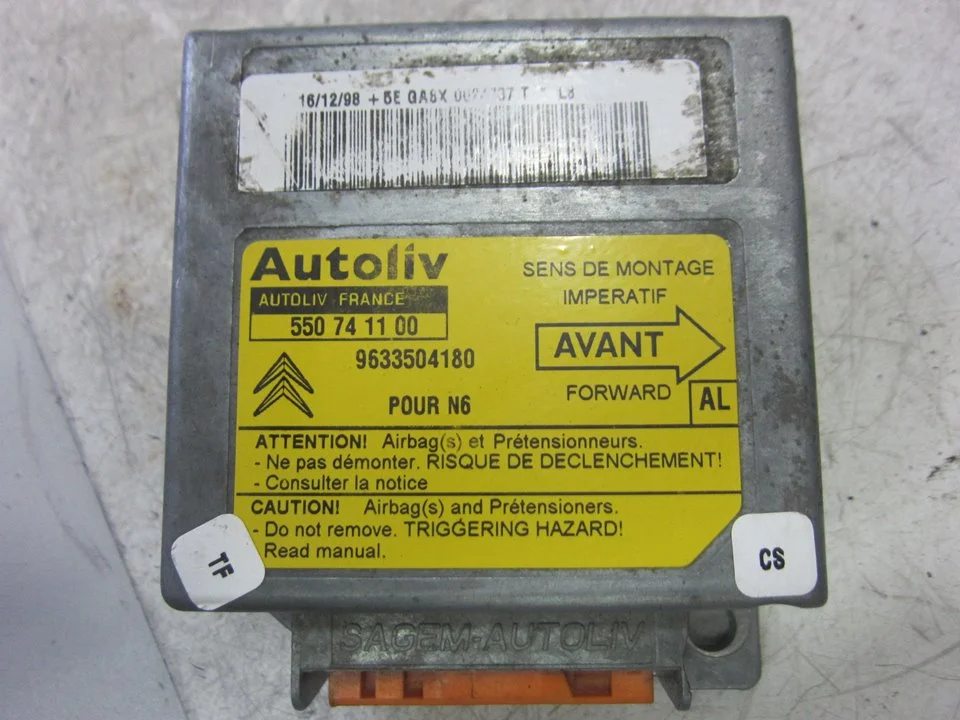 Foto de CENTRALITA AIRBAG CITROEN XSARA BERLINA 1.9 Diesel (69 CV / 51 KW) referencia 9633504180