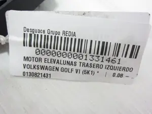 Foto de MOTOR ELEVALUNAS TRASERO IZQUIERDO VOLKSWAGEN GOLF VI (5K1)(10.2008) referencia 0130821431 foto 6