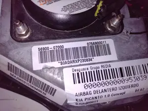 Foto de AIRBAG DELANTERO IZQUIERDO KIA PICANTO (SA) 1.0 CAT (61 CV / 45 KW) referencia 0756900011 foto 2