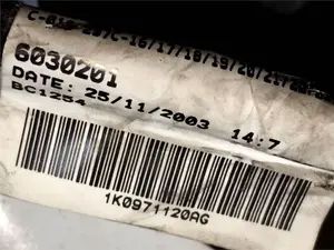 Foto de NO IDENTIFICADO VOLKSWAGEN GOLF V (1K1)(10.2003) 1.9 TDI (105 CV / 77 KW) referencia 1K0971120 foto 2