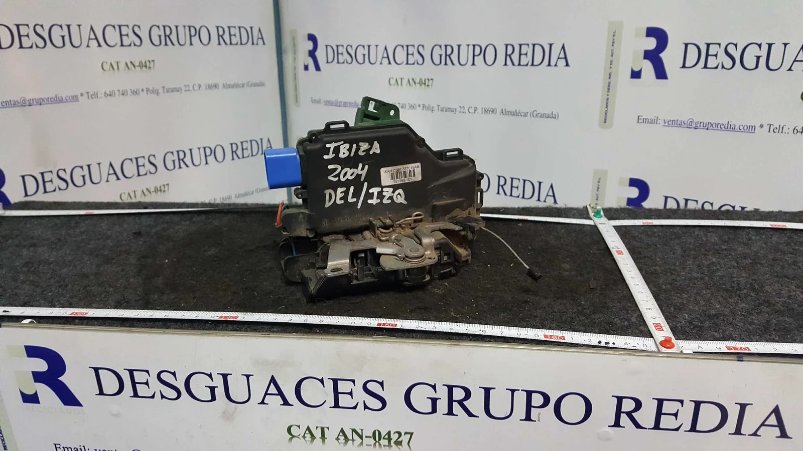 Foto de CERRADURA PUERTA DELANTERA IZQUIERDA VOLKSWAGEN POLO IV (9N1) referencia 3B1837015AM