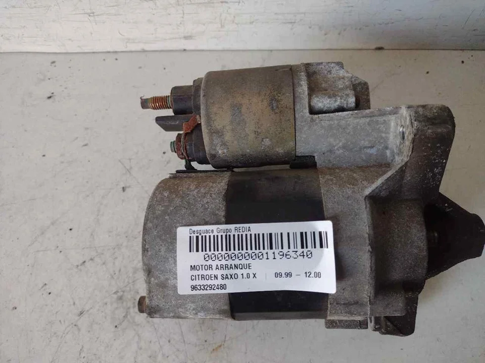 Foto de MOTOR ARRANQUE CITROEN SAXO 1.0 (50 CV / 37 KW) referencia 9633292480
