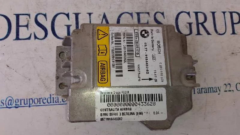 Foto de CENTRALITA AIRBAG BMW SERIE 3 BERLINA (E90) referencia 6577918443202