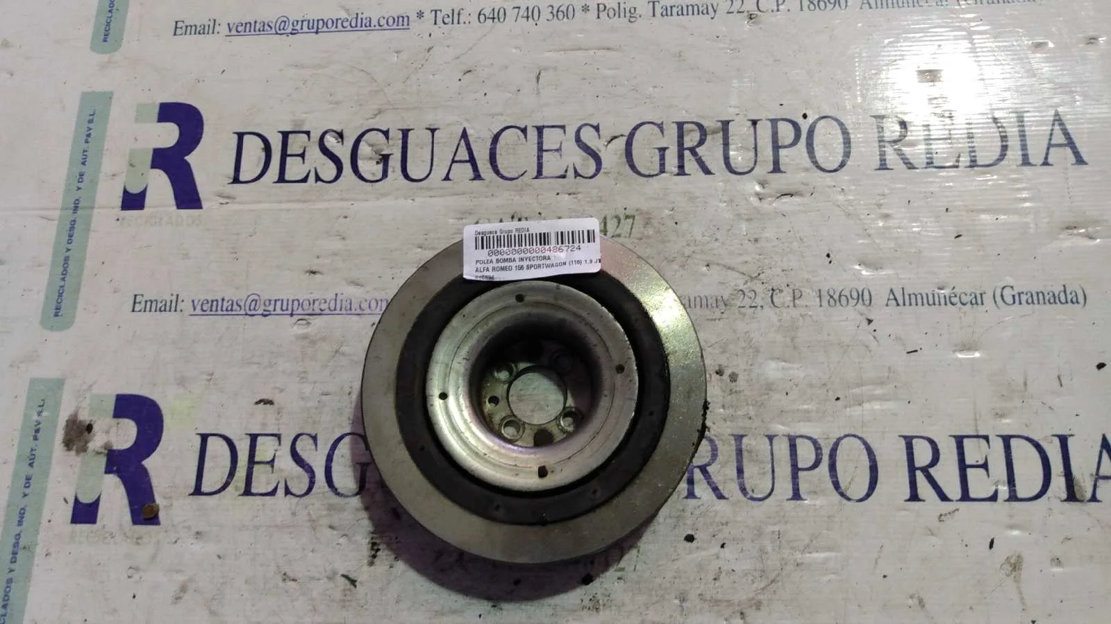 Foto de POLEA BOMBA INYECTORA ALFA ROMEO 156 SPORTWAGON (116) referencia 515834