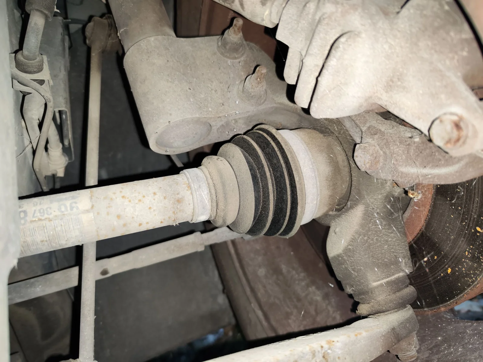 Foto de MANGUETA DELANTERA IZQUIERDA PEUGEOT 307 (S1)(04.2001) 1.6 16V CAT (109 CV / 80 KW)