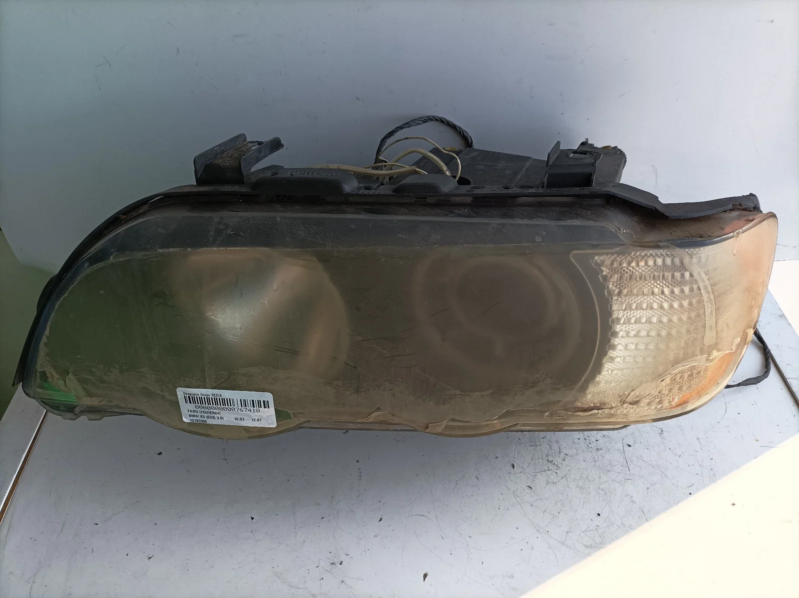 Foto de FARO IZQUIERDO BMW SERIE X5 (E53) 3.0 24V CAT (231 CV / 170 KW) referencia 15183300