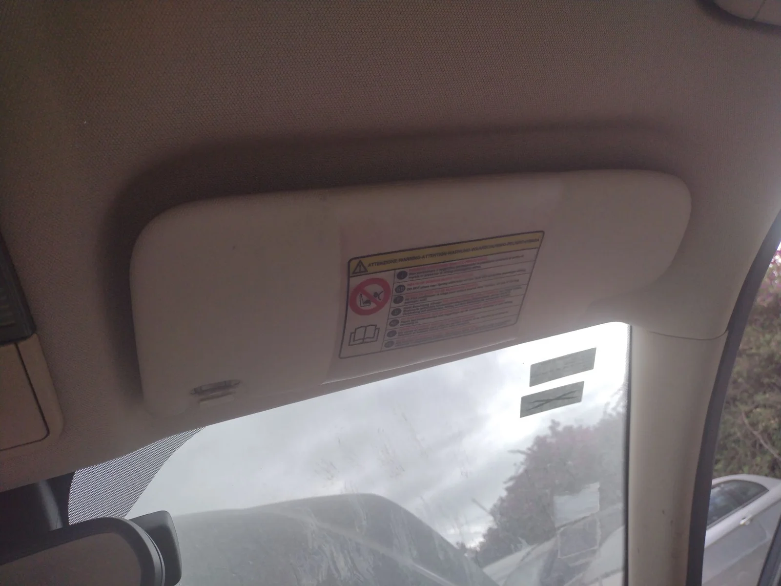 Foto de PARASOL DERECHO ALFA ROMEO 159 (140) 1.9 JTD (M) 16V CAT (150 CV / 110 KW)