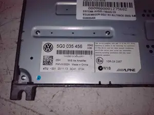 Foto de SISTEMA AUDIO / RADIO CD VOLKSWAGEN GOLF VII (5G1/BE1) 2.0 TDI (184 CV / 135 KW) referencia 5G0035456 foto 3