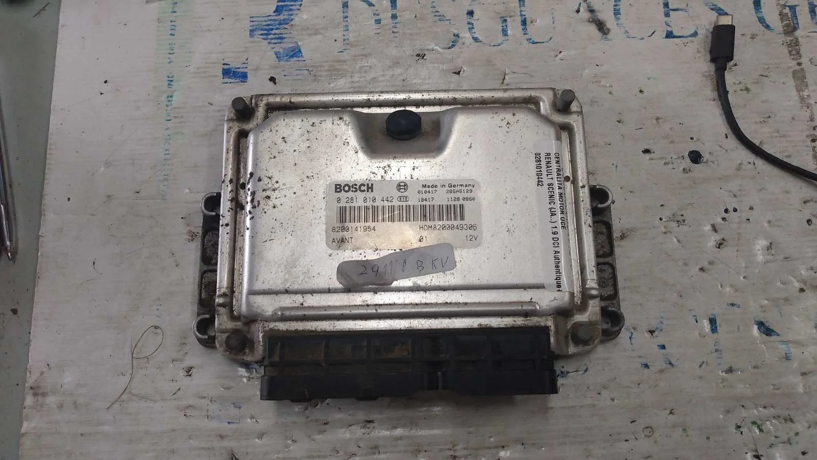 Foto de CENTRALITA MOTOR UCE RENAULT SCENIC I (JA...) referencia 0281010442
