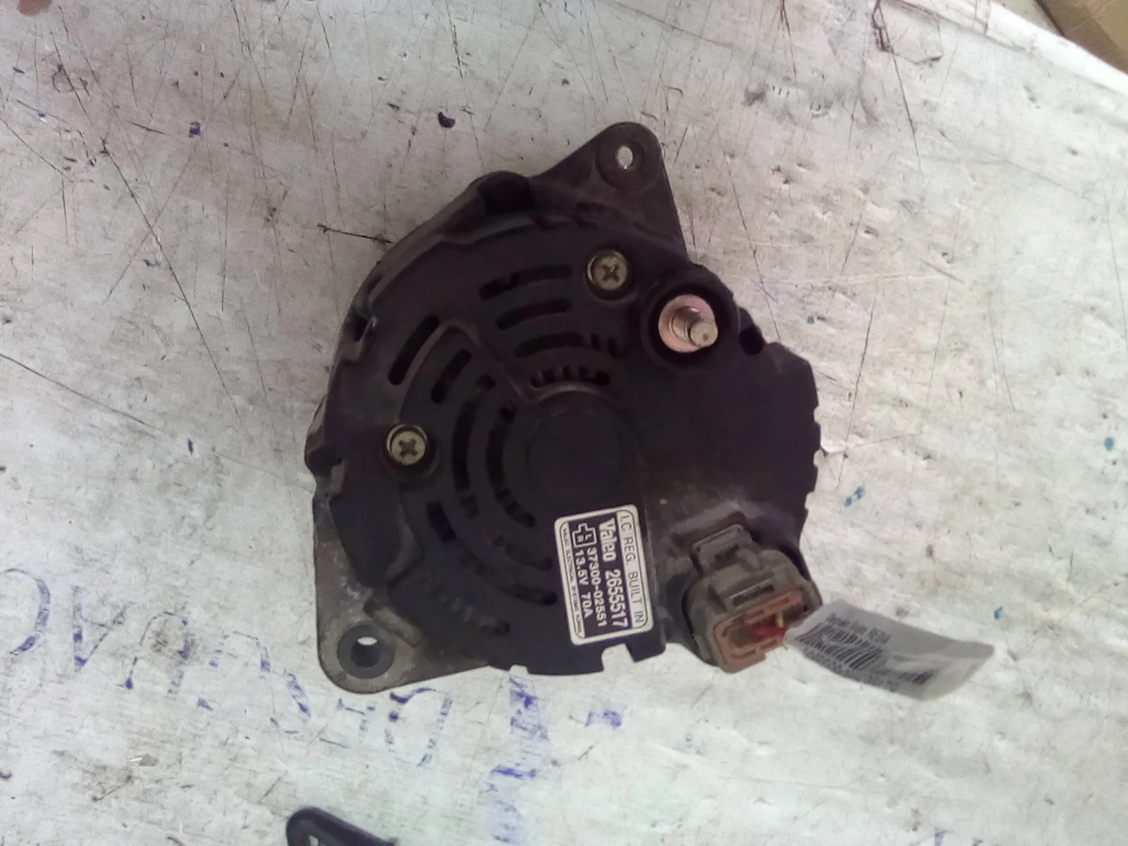 Foto de ALTERNADOR KIA PICANTO (SA) 1.1 CAT (65 CV / 48 KW) referencia 2655517