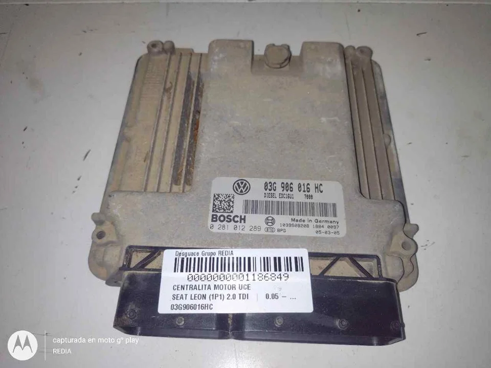 Foto de CENTRALITA MOTOR UCE SEAT LEON (1P1) referencia 03G906016HC