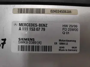 Foto de CENTRALITA MOTOR UCE MERCEDES-BENZ CLK (BM 208) CABRIO 2.3 Compresor CAT (197 CV / 145 KW) referencia A1111530779 foto 3