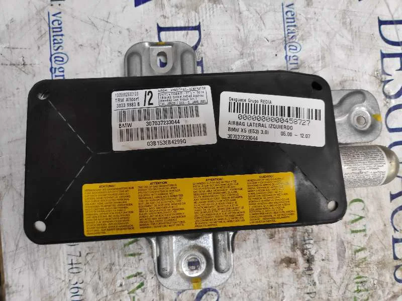 Foto de AIRBAG LATERAL IZQUIERDO BMW SERIE X5 (E53) referencia 307037233044