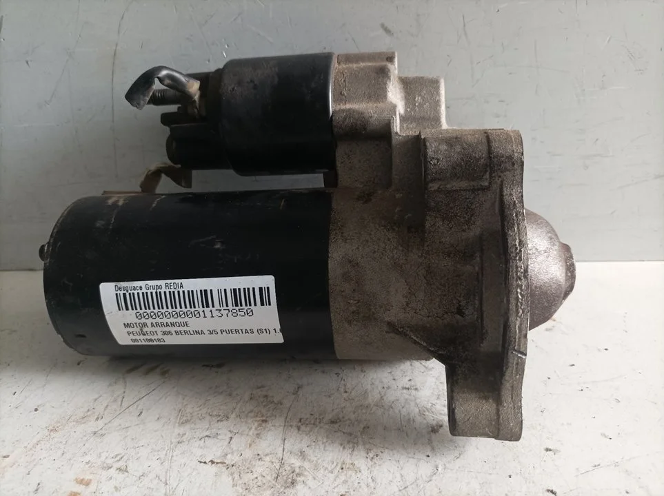 Foto de MOTOR ARRANQUE PEUGEOT 306 3/5 PT. (S1)(01.1993) referencia 001108183