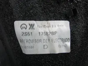 Foto de RETROVISOR DERECHO FORD FIESTA (CBK) 1.4 16V CAT (80 CV / 59 KW) referencia 2S6117682BP foto 6
