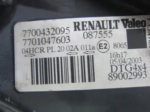 Foto de FARO DERECHO RENAULT SCENIC I (JA...) 1.6 (107 CV / 79 KW) referencia 7700432095 foto 11