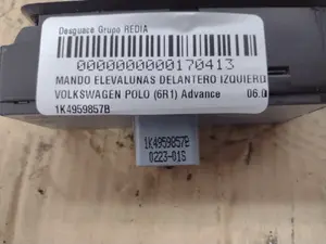 Foto de MANDO ELEVALUNAS DELANTERO IZQUIERDO VOLKSWAGEN POLO V (6R1) 1.2 TSI (105 CV / 77 KW) referencia 1K4959857B foto 2